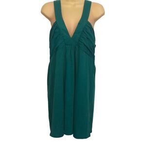 Laundry by design Teal Knit Dress Woman Size Large Summer Vacation Casual